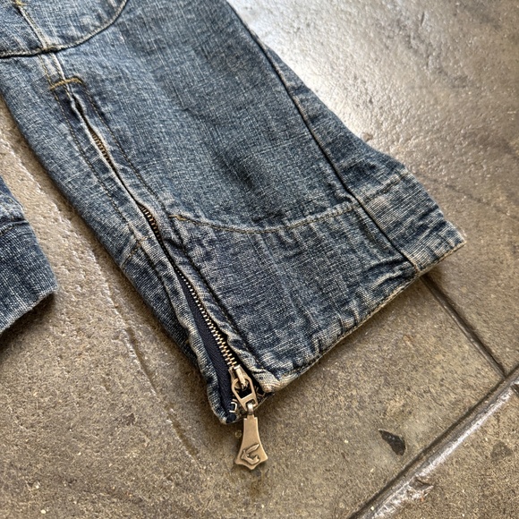 Vivienne Westwood Tokyo Exclusive Early 2000's Denim Moto Jacket - Picture 9 of 14